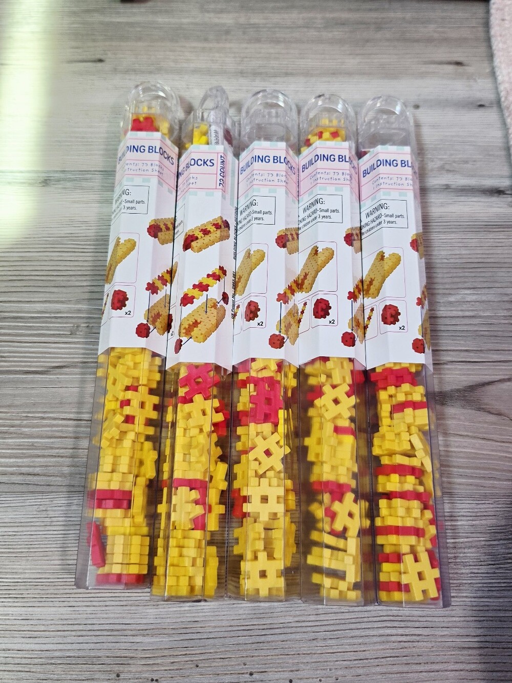 Target Bullseye Playground Kids Hashtag Building Blocks Bundle - Hot Dog